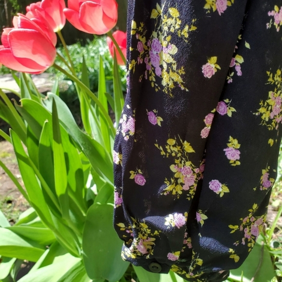 ZARA FLORAL PRINTED CROP TOP - Picture 8 of 8